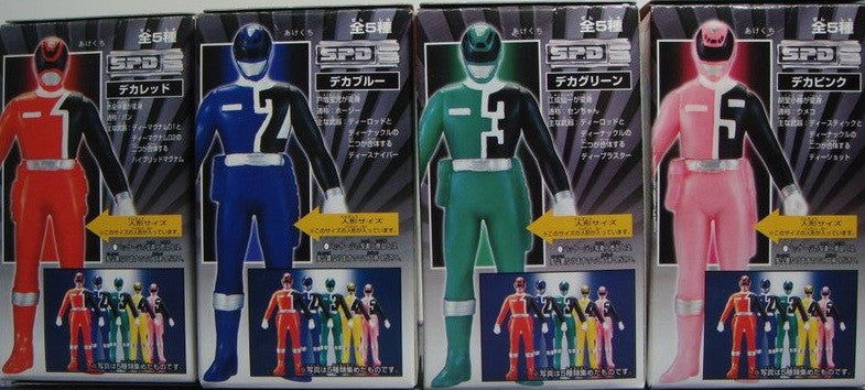 Bandai Power Rangers Dekaranger SPD Space Patrol Delta 4 Fighter Trading Figure Set - Lavits Figure
- 2