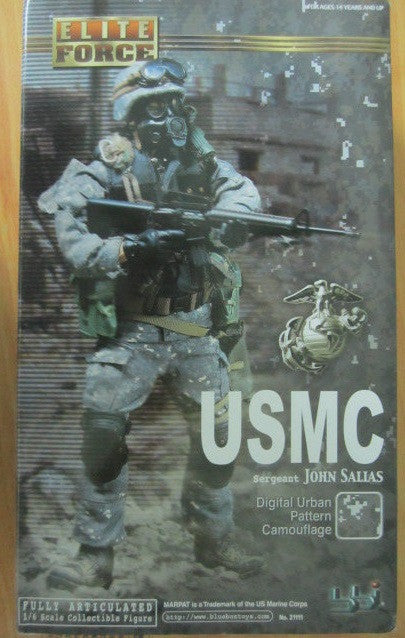 BBi 12" 1/6 Elite Force USMC Sergeant John Salias Action Figure Set - Lavits Figure
- 1