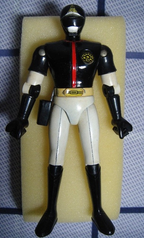 Popy Power Rangers Kagaku Sentai Dynaman Chogokin GB-95 Black Fighter Action Figure - Lavits Figure
- 2