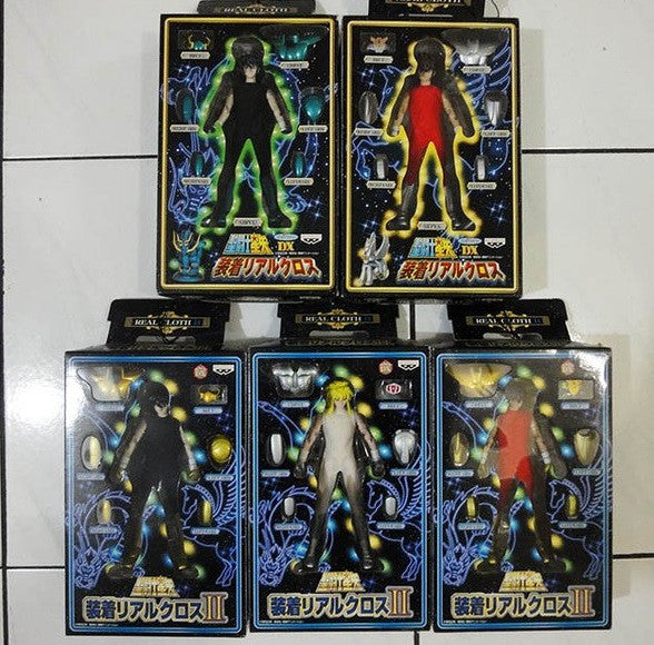 Banpresto Saint Seiya Anime Real Myth DX Pegasus Dragon Phoenix Andromeda Cygnus 5 7" Action Figure Set - Lavits Figure
- 1