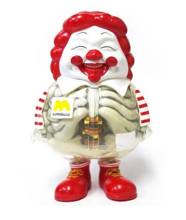 Secret Base 2011 Ron English X-Ray Mc Supersized Super Sized Me Humberger Ver 6" Vinyl Figure - Lavits Figure
