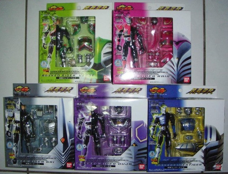 Bandai Chogokin Souchaku Henshin Series Kamen Masked Rider Ryuki 14 Action Figure Set - Lavits Figure
- 3