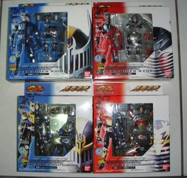Bandai Chogokin Souchaku Henshin Series Kamen Masked Rider Ryuki 14 Action Figure Set - Lavits Figure
- 2