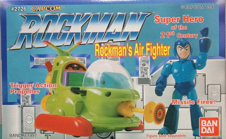 Bandai 1997 Capcom Rockman Air Fighter Trigger Action Propeller Figure Set - Lavits Figure
- 1
