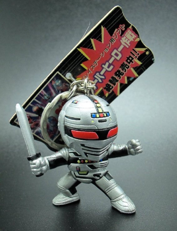 Banpresto Super Robot Wars Space Sheriff Gavan Strap Key Chain Holder Trading Collection Figure - Lavits Figure