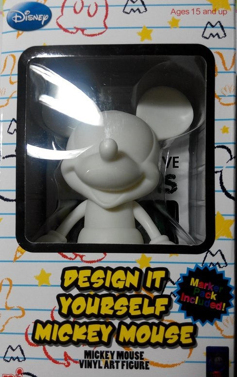 Play Imaginative Disney Mickey Mouse DIY Design It Yourself Ver 6.5" Vinyl Art Figure - Lavits Figure
 - 2