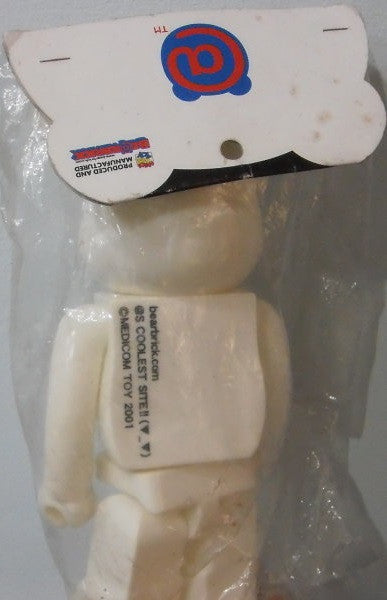 Medicom Toy 2001 Be@rbrick 400% Bearbrick.com White 11" Vinyl Collection Figure - Lavits Figure
- 2