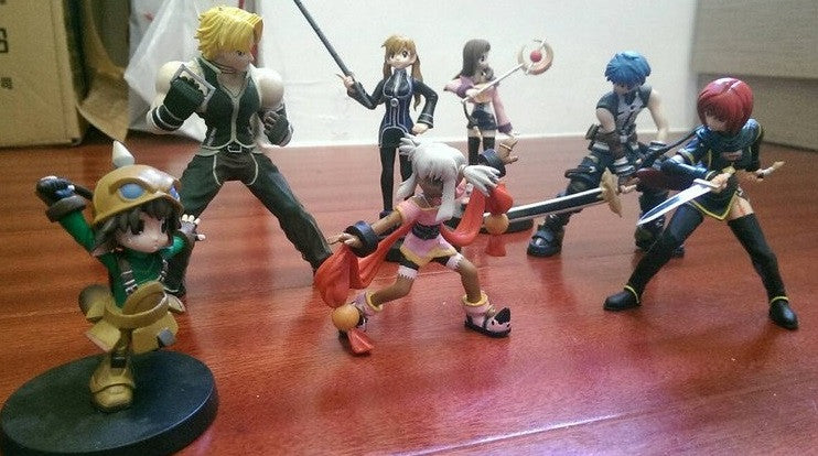 Square Enix Star Ocean Till the End of Time 6+1 Secret 7 Trading Figure Set Used - Lavits Figure