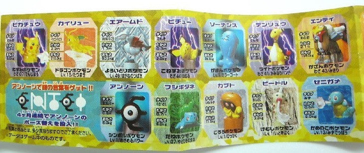 Bandai Pokemon Gashapon Pocket Monster Battle Museum Part 7 12 Mini Trading Figure Set - Lavits Figure
- 2
