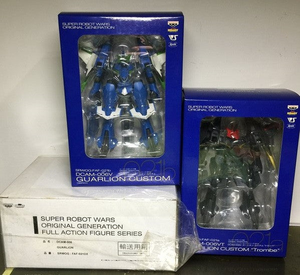 Banpresto Hobby Super Robot Wars OG SRWOG FAF-021a FAF-021b FAF-021DX 3 Guarlion Action Figure Set - Lavits Figure