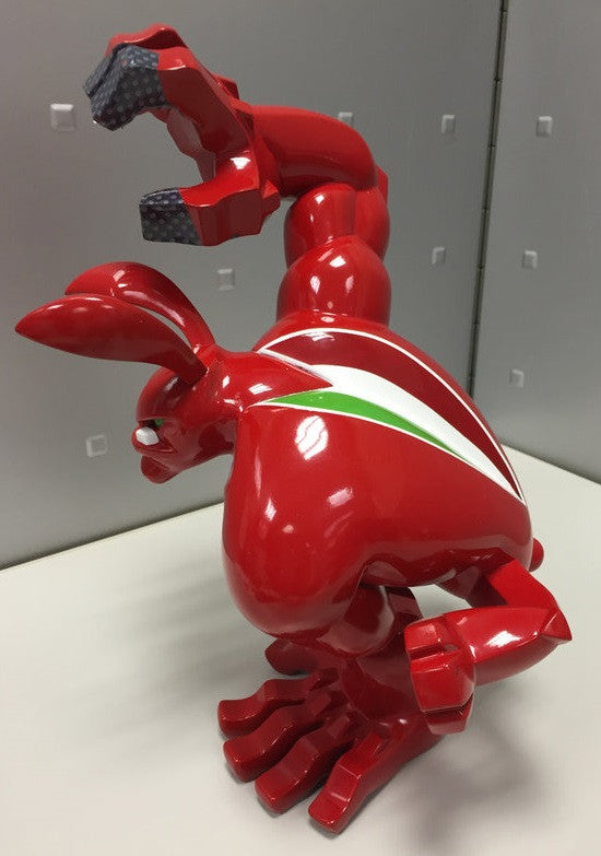 Coarsetoys Mark Landwehr Paw! Customized 3 Limited Ducati Red 12" Vinyl Figure - Lavits Figure
 - 3