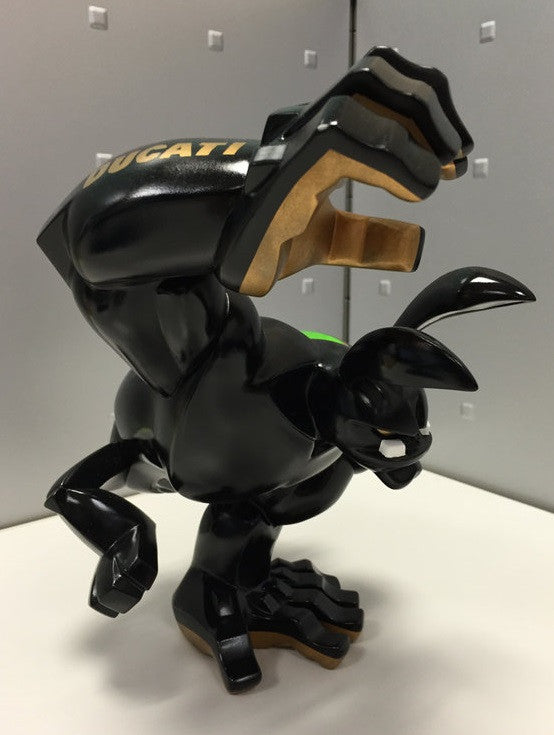 Coarsetoys Mark Landwehr Paw! Customized 3 Limited Ducati Black 12" Vinyl Figure - Lavits Figure
 - 2