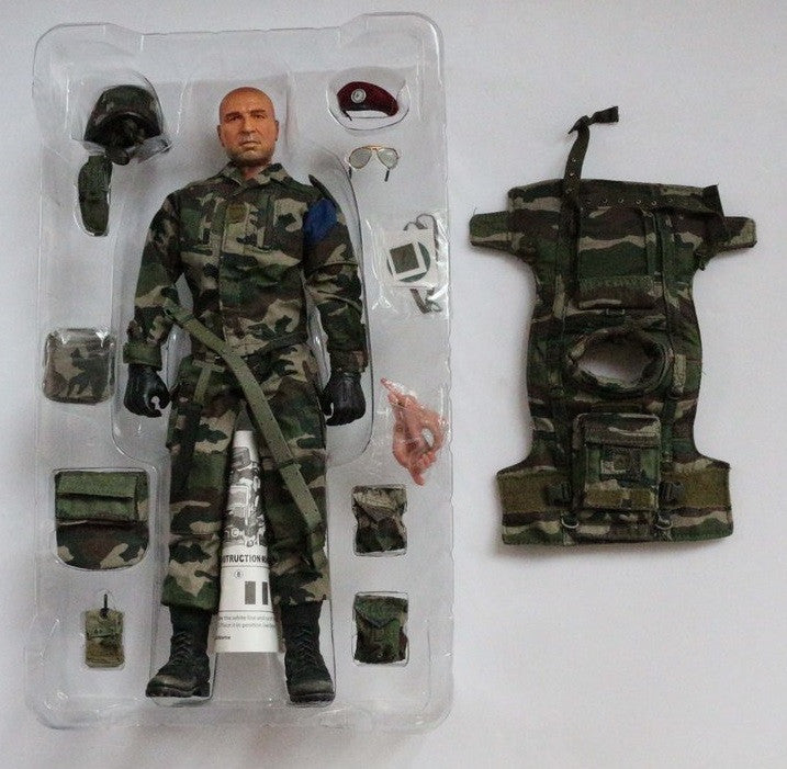 BBi 12" 1/6 Collectible Items Elite Force Freedom French Airborne Bruno Action Figure - Lavits Figure
- 3