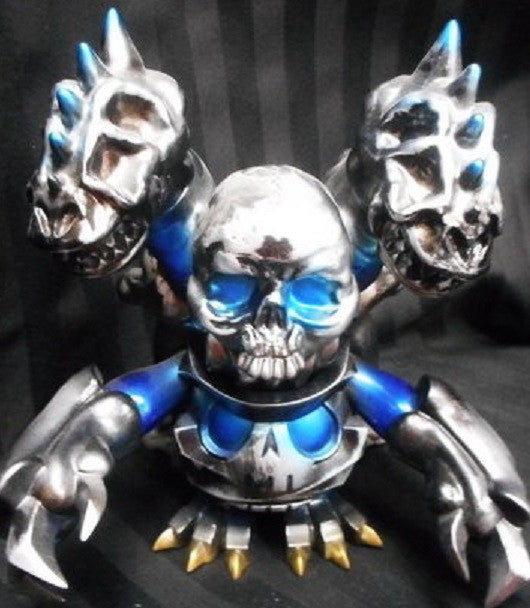 Touma x BLObPUS Skuttle Mini Docross Monster Kaiju Blue Ver 5" Vinyl Figure - Lavits Figure