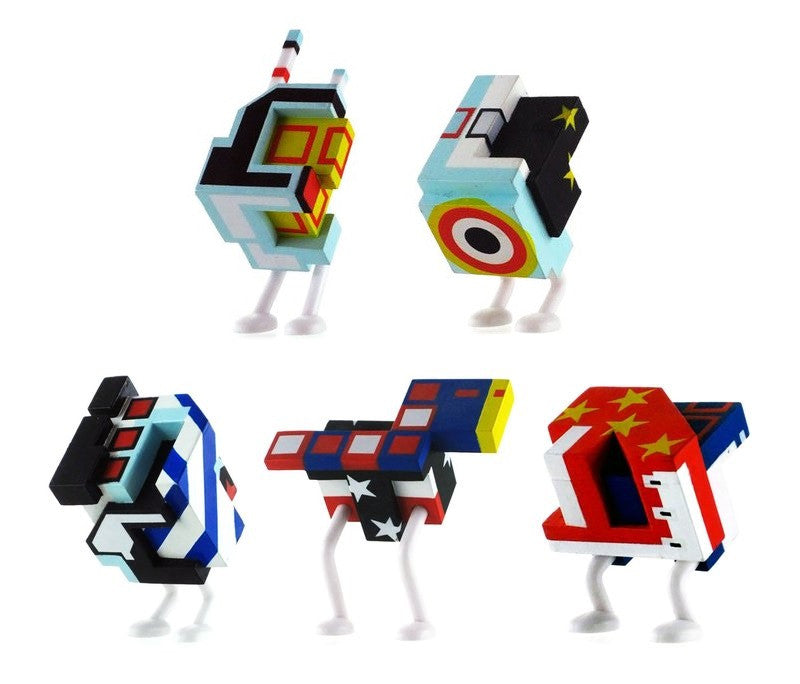 Sony Creative 2003 Sony Timecapule Delta Inc. 5 2" Vinyl Figure Set - Lavits Figure