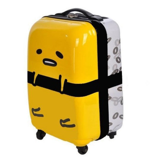 Sanrio Gudetama Watsons Limited 18" Sushi Board Chassis Roller Baggage Travel Bag Trunk - Lavits Figure
 - 1
