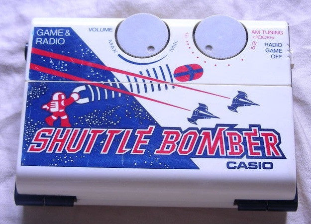 CASIO　ゲームウォッチ　SHURTTLE　bomber CASIO ゲームウォッチ SHURTTLE bomber Casio 1983 CG-70