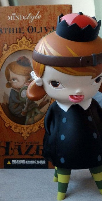 MINDstyle 2009 Kathie Olivas Two Faced Hazel OG Black Ver 9" Vinyl Figure - Lavits Figure
- 1