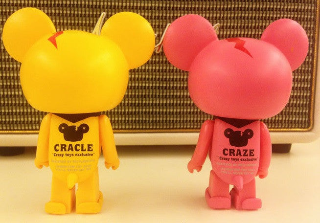 Medicom Toy Kubrick Devilrobots Cracle & Craze 3.5" Vinyl Figure Set - Lavits Figure
 - 2