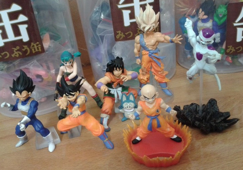 Bandai Dragon Ball Z DBZ Gashapon HG Part 2 7 Mini Trading Figure Set Used - Lavits Figure