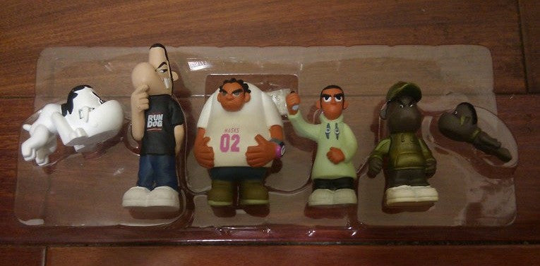 Michael Lau LMF Lazymuthafucka Crazysmiles 6 Mini Collection Vinyl Figure - Lavits Figure
- 1
