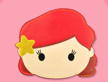 Disney Tsum Tsum Character Badge ID Card Holder The Little Mermaid Ariel Ver - Lavits Figure
 - 1