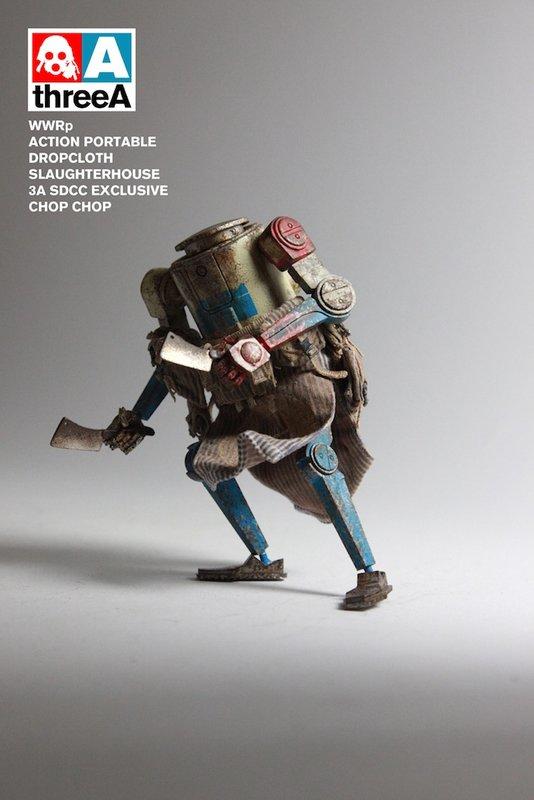 ThreeA 3A Toys 2011 1/12 Ashley Wood WWR Dropcloth Slaughter House ver Vinyl Figure