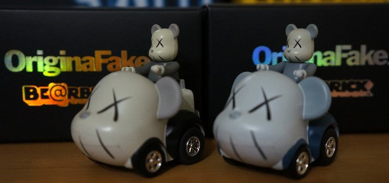 Medicom Toy Kaws Original Fake Be@rbrick 50% Takara Choro Q Car 2 Trading Collection Figure Set - Lavits Figure