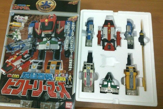 Bandai Power Rangers Gogo Five V Lightspeed Rescue DX Chogokin GD-18 Megazord Action Figure - Lavits Figure