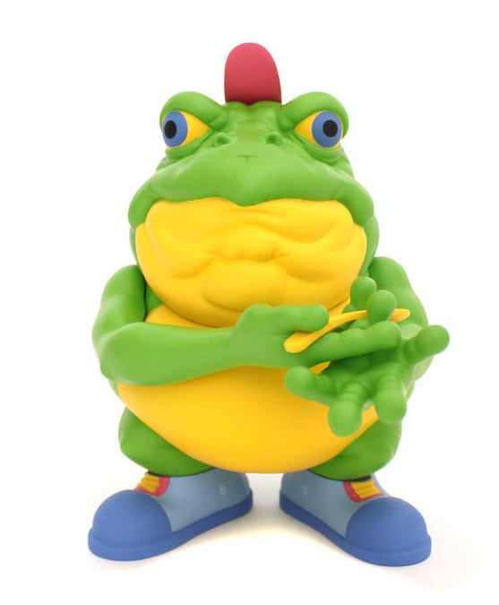 PoPaganda 2014 Ron English Cereal Killers Drug Em KillFrog The Sugar Smack BullFrog 8" Vinyl Figure - Lavits Figure
