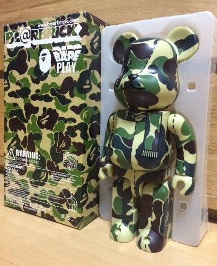 Medicom Toy 2008 Be@rbrick 400% A Bathing Ape Bape Play Brown Ver 11" Action Figure - Lavits Figure