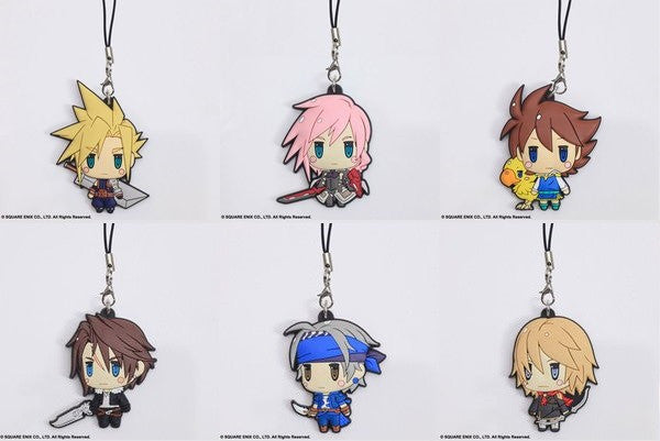 Square Enix Final Fantasy Trading Rubber Strap Vol 1 6 Collection Figure Set - Lavits Figure
- 1