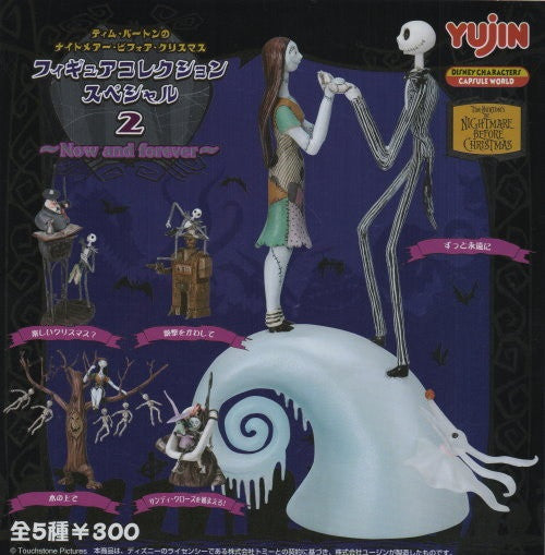 Yujin Disney Capsule World Tim Burton The Nightmare Before Christmas Gashapon Part 2 Now And Forever 5 Collection Figure Set - Lavits Figure