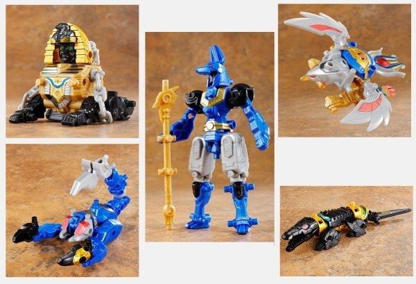 Bandai Machine Robo Mugenbine Candy Toy Series 5 Mugen Five God Beasts 5 Trading Figure Set