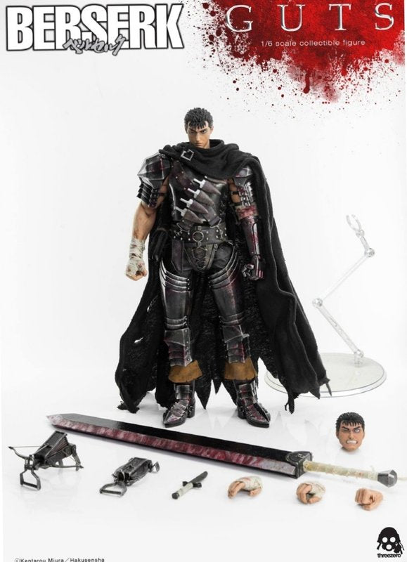 Threezero 1/6 12" Art Of War Berserk Guts Collectible Action Figure