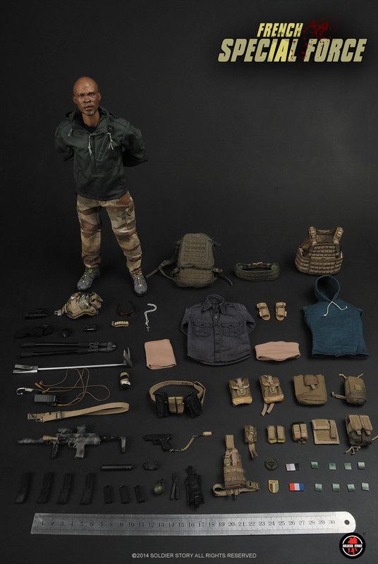 Soldier Story 1/6 12" French Special Force Action Figure