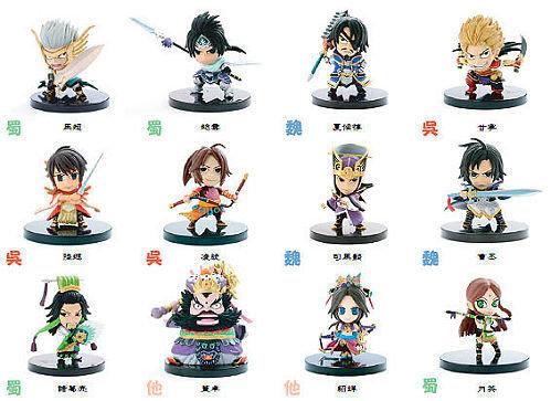 Koei Shin Sangokumusou 5 Dynasty Warriors Vol 2 12 Mini Big Head Figure Set