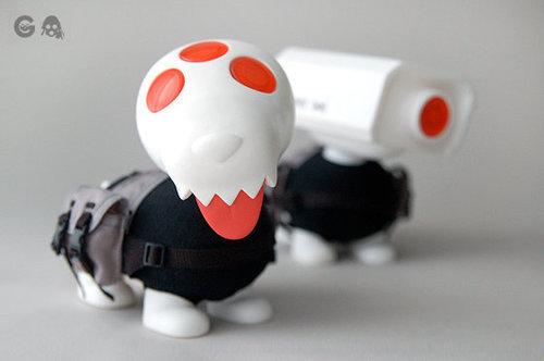 Playge 2010 Ferg Project Squadt K11 Gohst & Spot 4" Vinyl Figure Set