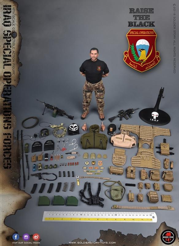 Soldier Story 1/6 12" SS107 ISOF Iraq Special Operations Forces Raise The Black Action Figure