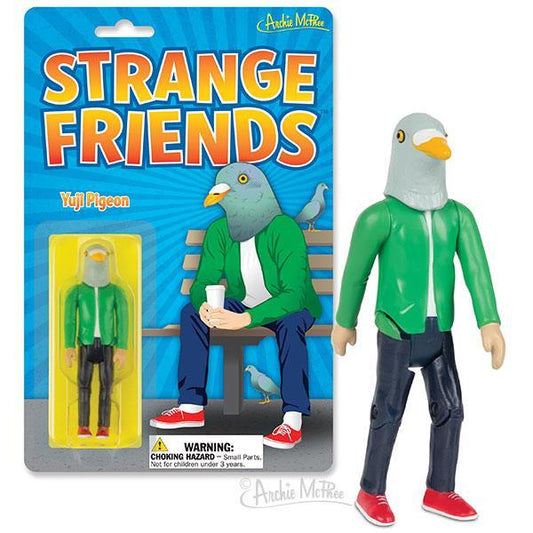 Archie McPhee Strange Friends Yuji Pigeon Action Figure