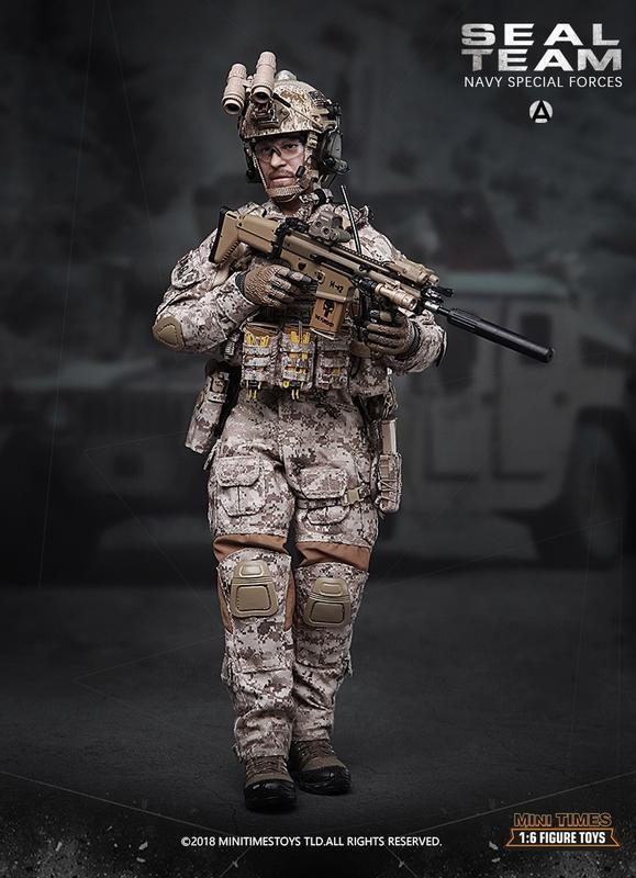 Mini Times Toys 1/6 12" M012 Seal Team Navy Special Forces Action Figure