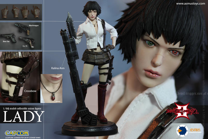 Asmus Toys 1/6 12" Devil May Cry 3 Lady Action Figure