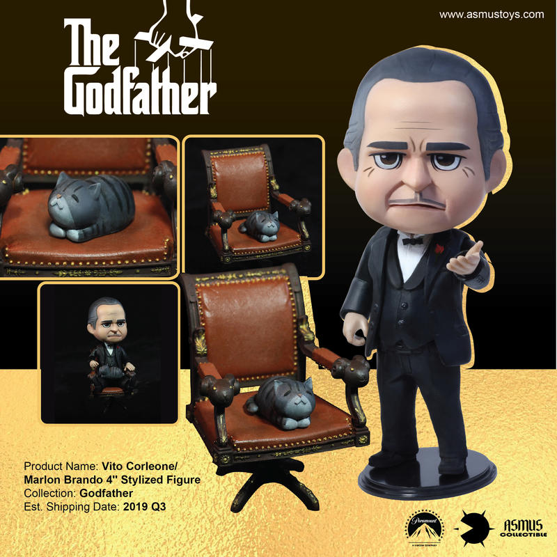 Asmus Toys QBitz The Godfather Vito Corleone Marlon Brando 4" Figure