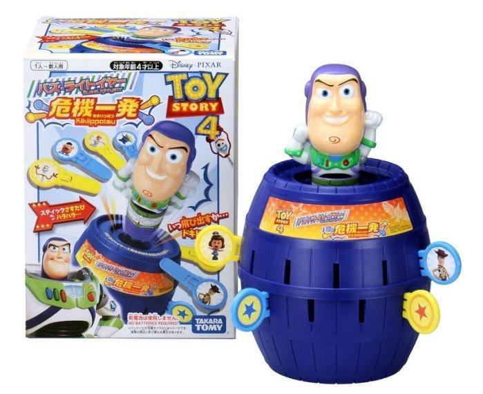 Takara Tomy Blackbeard Boss Pop Up Pirate Toy Story 4 Buzz Lightyear ver Game Set Figure