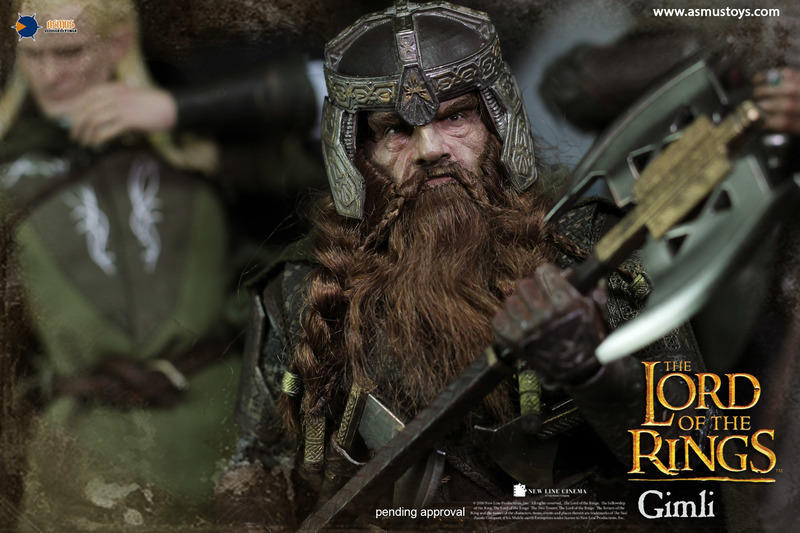 Asmus Toys 1/6 12" LOTR018 Heroes of Middle-Earth The Lord Of The Rings Gimli Action Figure