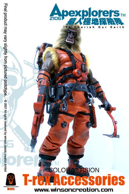 Hot Toys 1/6 12" Winson Classic Creation 21026 Apexplorers to Cherish Our Earth T-Rex Action Figure