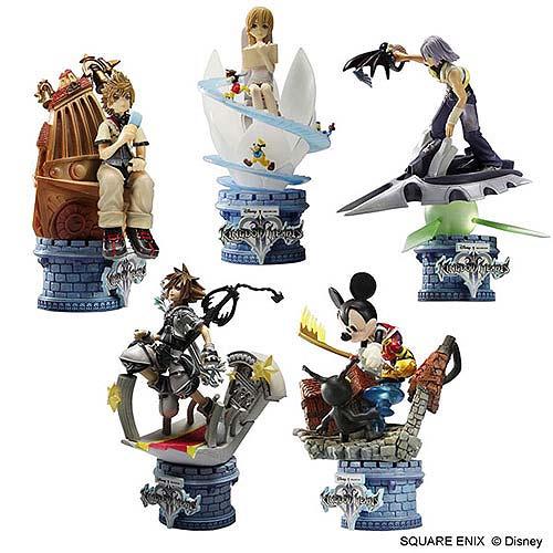 Square Enix Disney Kingdom Hearts II 2 Formation Arts Chess Vol 1 5 Trading Figure Set