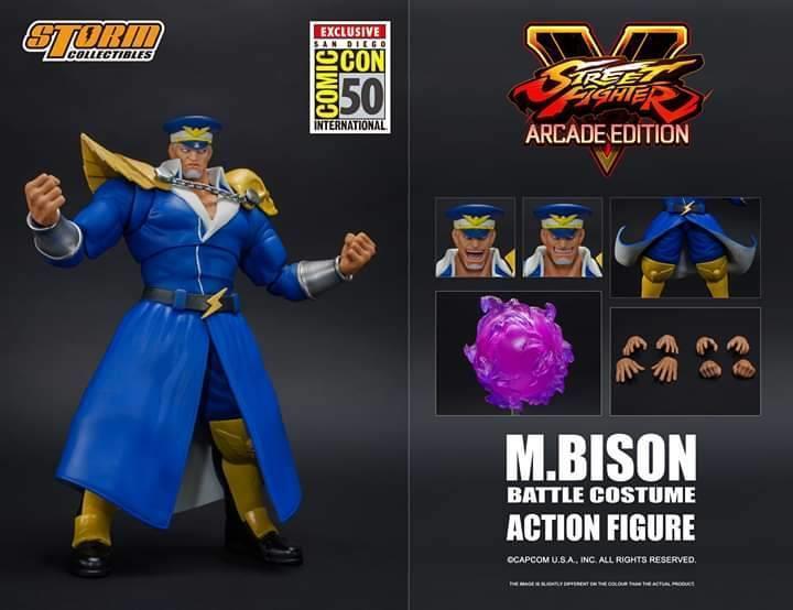 Storm Toys 1/12 Collectibles Street Fighter V Arcade Edition SDCC M.Bison Battle Custume Action Figure