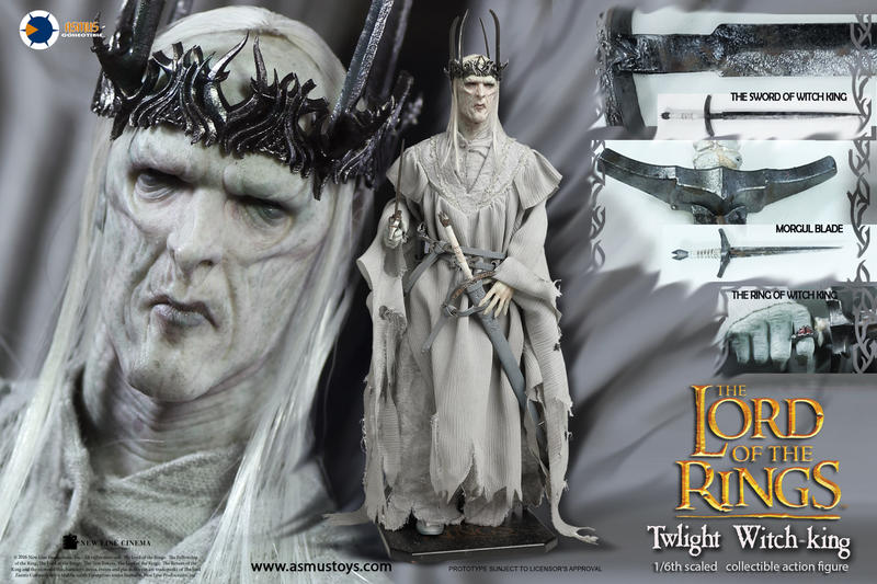 Asmus Toys 1/6 12" LOTR023 Heroes of Middle-Earth The Lord Of The Rings Twlight Witch King Action Figure