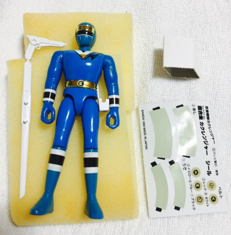 Bandai Power Rangers Ninja Sentai Kakuranger Chogokin 5 Fighter Action Figure Set Used